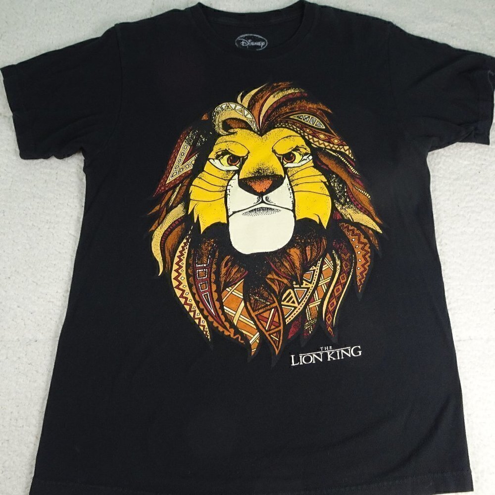 Disney Lion King Black T-Shirt Medium